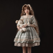 with puji 噗叽 Lolita洛丽塔 晚安芙芙op doll感花苞裙