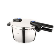 Fissler 菲仕乐 德国原装进口新味达快22厘米6L高速快锅304不锈钢高压锅压力锅家用 燃气电磁炉通用