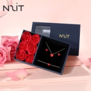N2IT S925银 七夕情节小红心三件套装