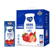 聚划算百亿补贴：纯甄 草莓果粒 风味酸奶 200g×10盒