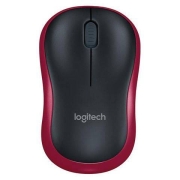京喜app：logitech 罗技 M185 2.4G无线鼠标 1000DPI 黑红