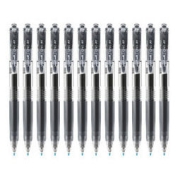 uni 三菱铅笔 三菱 UMN-105 按动速干中性笔 黑色 0.5mm 12支装