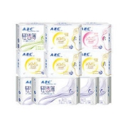 ABC KMS轻透薄日夜卫生巾组合 8包49片