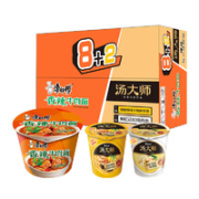 康师傅 方便面 香辣牛肉面 8桶（内赠汤大师2杯）