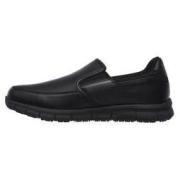 SKECHERS 斯凯奇 男士休闲皮鞋 77157 黑色 39.5