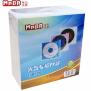 亲子会员：MNDA 铭大金碟 光盘专用环保双面PP袋 柔软装 100片/包