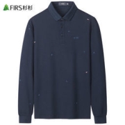 Firs 杉杉 2022春季新款 长袖翻领polo衫