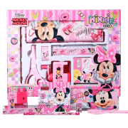 迪士尼Disney 文具套装7件套 米妮系列 粉色 DM6049-5B
