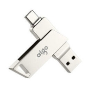 aigo 爱国者 U350 64GB Type-C USB3.0双接口U盘