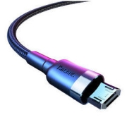 BASEUS 倍思 卡福乐系列 Micro-B 2.4A 数据线 编织 3m 灰黑色