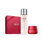 SK-II 神仙水230ml+大红瓶面霜50g精华护肤套装礼盒(含清莹露+洗面奶+眼霜)-sk2生日礼物sk-ii情人节礼物