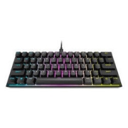USCORSAIR 美商海盗船 K65 RGB Mini 87键 有线机械键盘 黑色 Cherry红轴 RGB