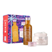 呼声很高的套装！FRESH®馥蕾诗 Rose Deep Hydration 玫瑰系列高保湿套装3件套（50ml面霜+100ml水+2g唇膏）