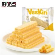 京东极速版：好吃点 威化饼干34g*12枚*2件 海盐芝士味