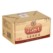 再降价、PLUS会员：中茶 中粮中茶牌 云南普洱茶 中茶7581标杆熟茶砖 2021年 1kg/四片装