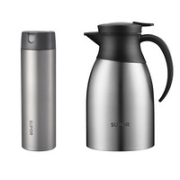 学生专享！SUPOR 苏泊尔 TK2007E 保温杯壶套装 1.5L+480ml 流光银