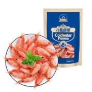仁豪水产 北极甜虾 熟冻北极虾 冰虾 净重500g 大号45-60只/袋 海鲜水产