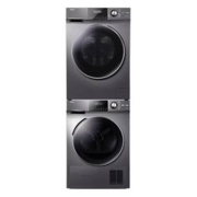 1日8点、PLUS会员：Haier 海尔 HG100F28S+EG10012B28S 热泵式洗烘套装 10KG+10kg