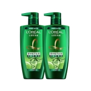 88VIP：L'OREAL PARIS 巴黎欧莱雅 茶树植萃去屑净油洗发水 500ml*2赠旅行装100ml*2件