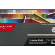 瑞士殿堂级品牌！Caran d'Ache 凯兰帝 Luminance 6901系列 非水溶性彩色铅笔76色  直邮含税到手￥1155.28