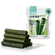 小轻苔 轻卷海苔 原味5.5g 休闲零食 非油炸儿童宝宝零食 办公室小吃