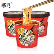 重庆小面正宗非油炸桶装夜宵面食6桶