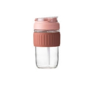 CORNINGWARE 康宁锅 CorningWare 康宁锅 CW-BL460 玻璃杯 460ml 胭脂粉