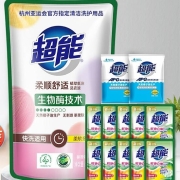 超能 洗衣液 500g+20gx10袋+皂粉30gx2袋