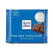 Ritter SPORT 瑞特斯波德 牛奶巧克力 100g*2件