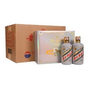 MOUTAI 茅台 生肖酒 酱香型 白酒 礼盒装 53度 戊戌狗年 375ml*2瓶*4盒 整箱