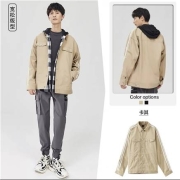 聚划算百亿补贴：美特斯邦威 工装外套男 卡其 175