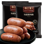 PLUS会员：国拓 地道纯猪肉脆皮烤肠 600g*6件