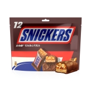 聚划算百亿补贴： SNICKERS 士力架 花生夹心巧克力 240g