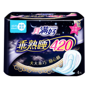 Credible 月满好 夜用卫生巾 420mm 4片