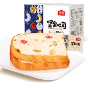 沃隆 无糖坚果吐司面包 640g 约16袋