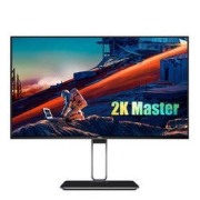 AOC 冠捷 27英寸 2K AH-IPS四边微边 HDR400认证 Type-C接口 65W笔记本供电 双向旋转升降 电脑显示器 Q27U2D