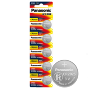 Panasonic 松下 CR2025 纽扣电池 3V 150mAh 5粒装