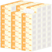 onpni 伊品妮 Nice耐湿系列原生木浆可湿水纸巾4层60抽240张 小暖桔16包