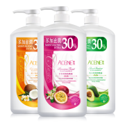澳雪(accen)经典滋润沐浴露套装 清爽+美肌+紧致 750ml*3瓶