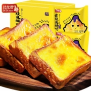 京东极速版：比比赞 岩烧乳酪吐司面包 蓝莓味 400g