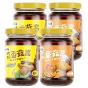 菇滋菇滋 香菇酱 拌面酱 佐餐酱 210g*4瓶装