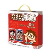 限区域、88VIP：旺旺 旺仔牛奶 O泡果奶组合装245ml*12罐（8罐+O泡*4罐）+凑单