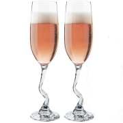 88vip：Libbey 玻璃香槟气泡高脚酒杯×2件