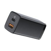 BASEUS 倍思 CCGAN65UC 氮化镓充电器 Type-C/USB-A 65W+双Type-C 100W 数据线 黑色