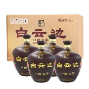 白云边 八眼泉酒 53度 小曲固态法白酒 1.5L 大坛装收藏礼盒*4坛 整箱装