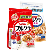 日本热销款 卡乐比 水果麦片 原味+减糖风味组合装