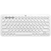 学生专享、有券的上：logitech 罗技 K380 79键 蓝牙无线薄膜键盘 芍药白 无光