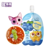 哆猫猫 婴幼儿果冻吸吸乐 蓝莓味 100g