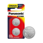 Panasonic 松下 CR2025 纽扣电池 3V 150mAh 2粒装