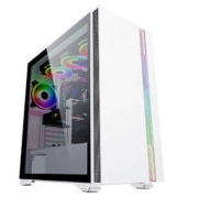 Thermaltake 曜越 挑战者 H6 RGB EATX机箱 半侧透 白色